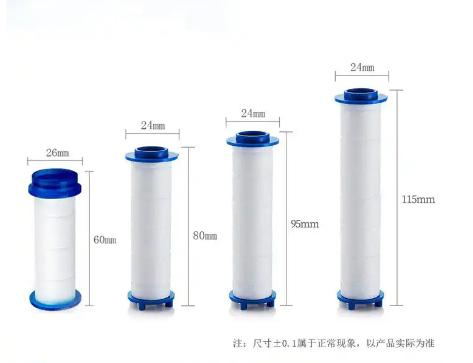 PP Cotton Filter Shower Head, 9.5 X 2.4 Cm, Shower Water Cleaning, Applicable for Hand Shower Filter