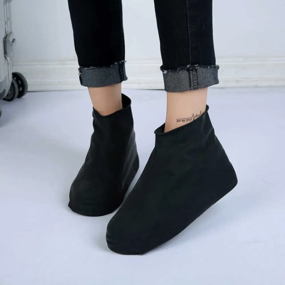 Waterproof Rainproof Snow Proof Sand Proof Latex Shoe Cover Outdoor Travel Rainy Day Travel Thick Men and Women Bl23280