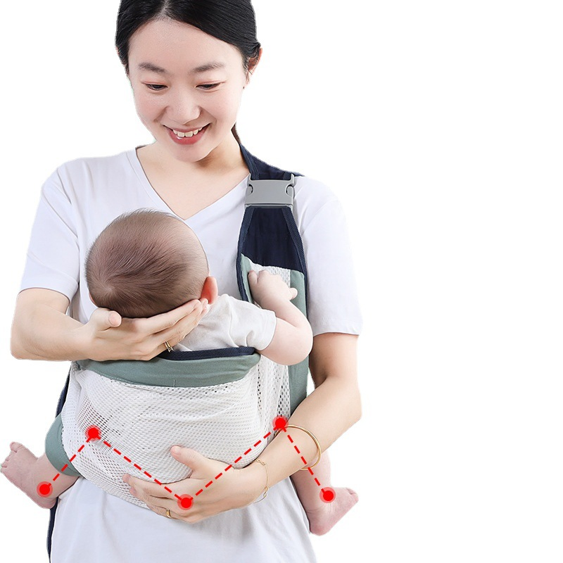 Baby Sling Backpack Adjustable Baby Carrier in Breathable Cotton