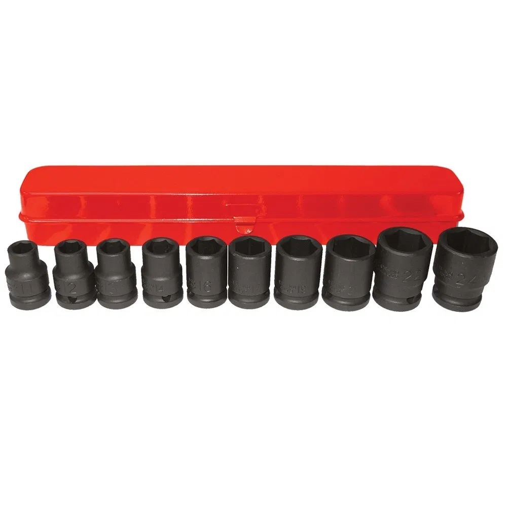 1/2" Cr-V 10PCS Impact Socket Set