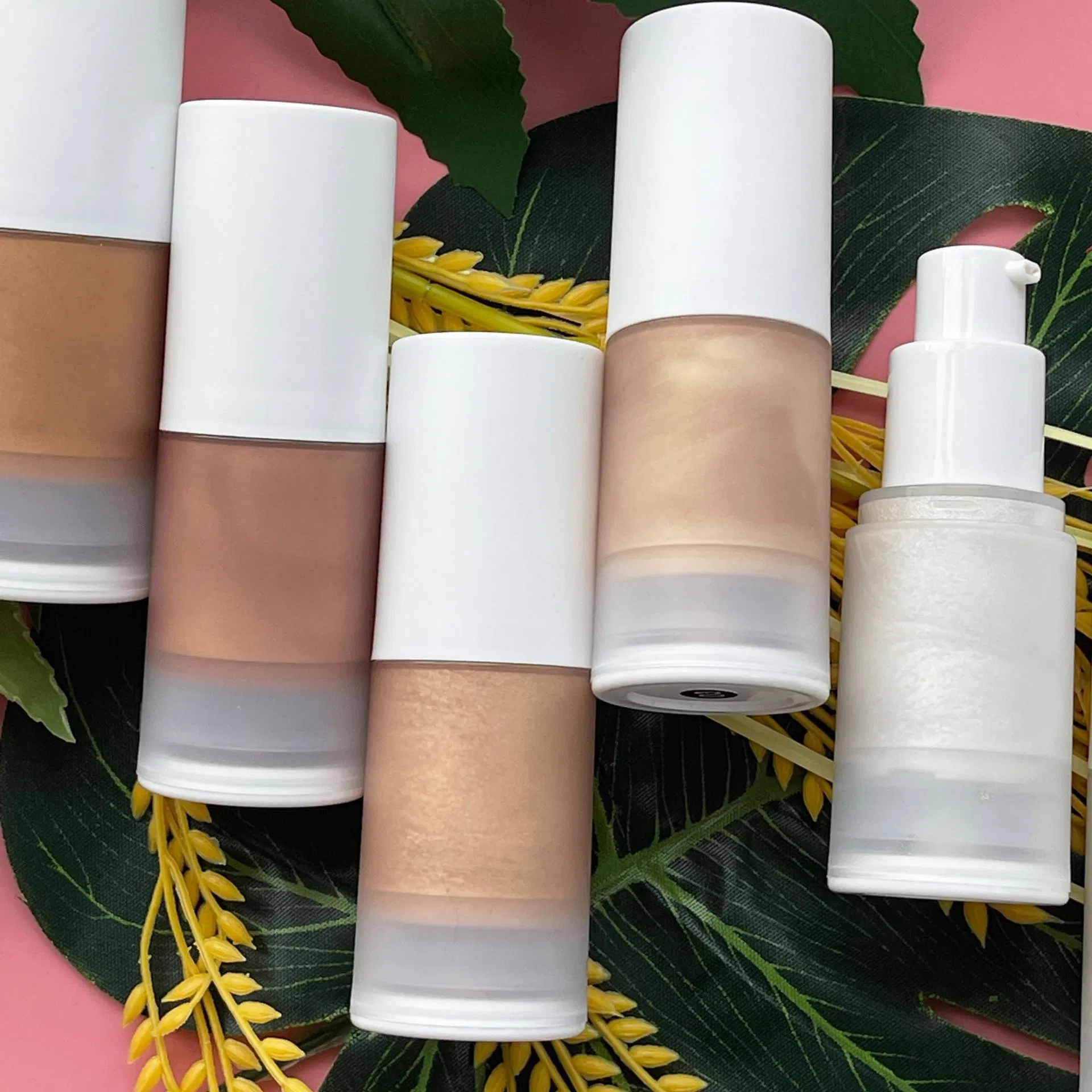 Private Label Makeup Highlighter Shimmering Body Highlight Factory Face Liquid Highlighter