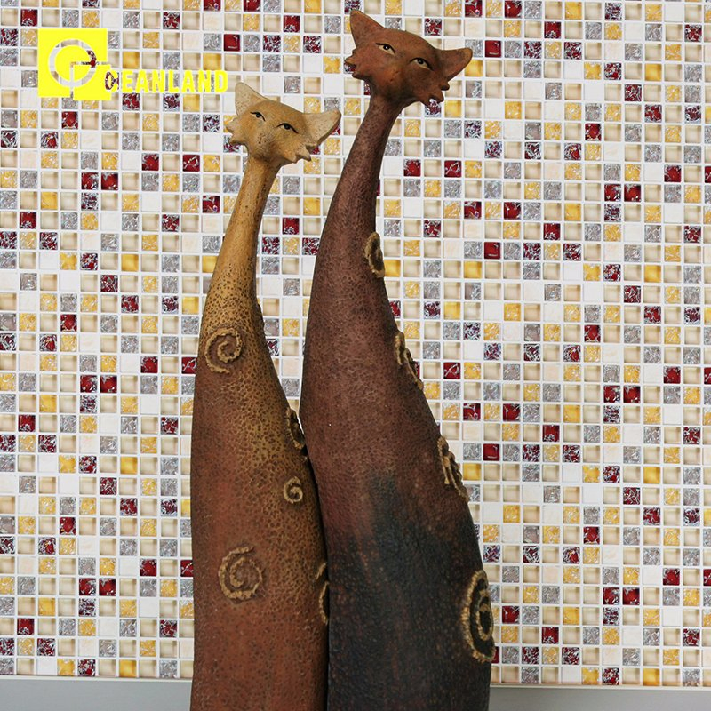 Мозаичная плитка Oceanland, стеклянная, 30x30 мм