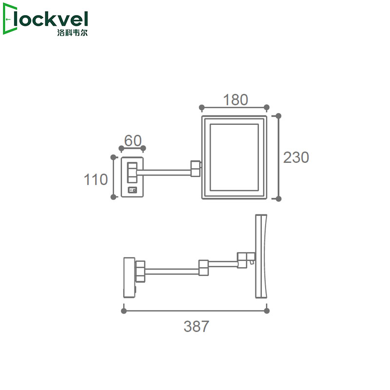 Hotel /Home/Bathroom Vanity Mirror LED Makeup Cosmetic Mirror