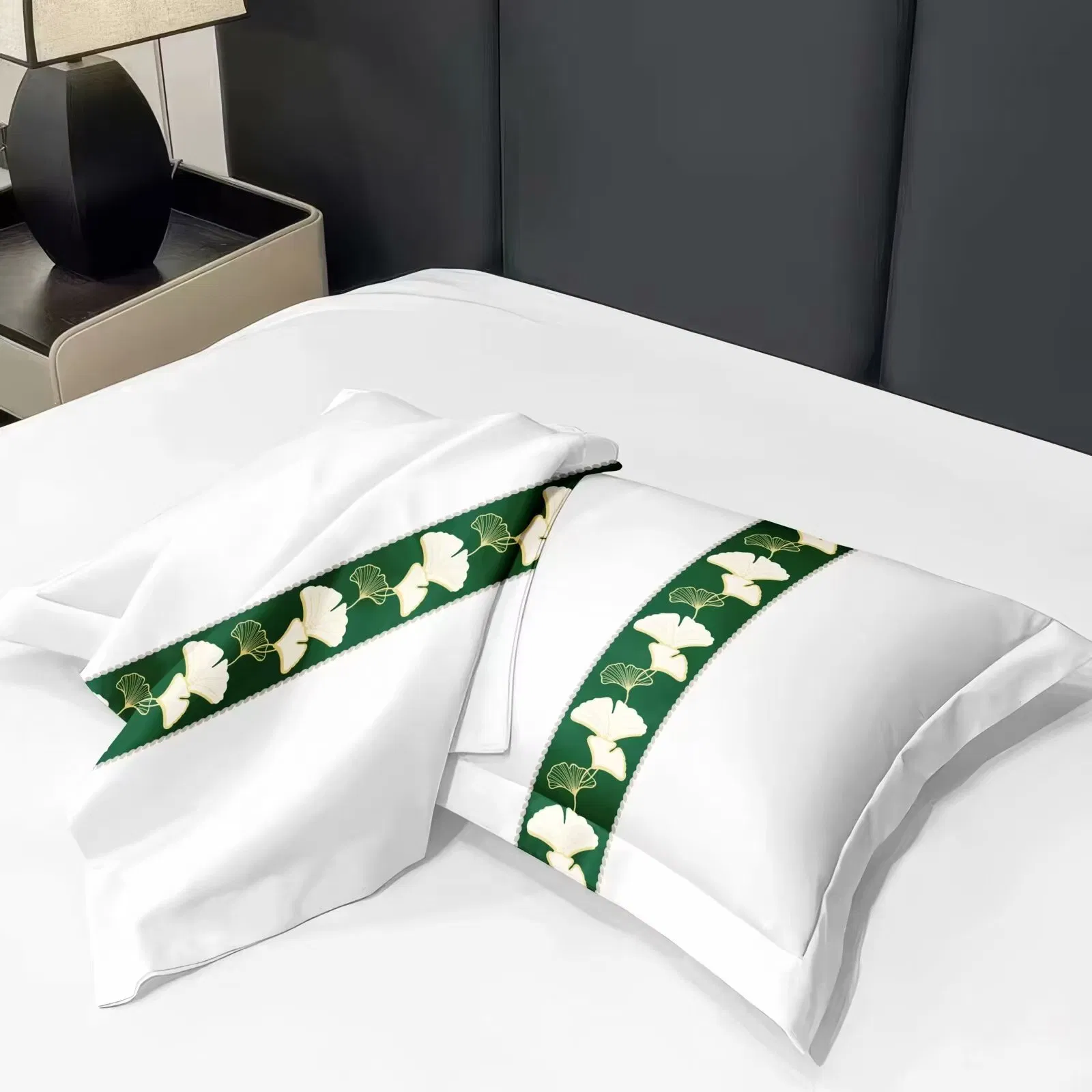 White Hotel Pillowcase Luxury Five Star Customized Pillow Case for Hotel