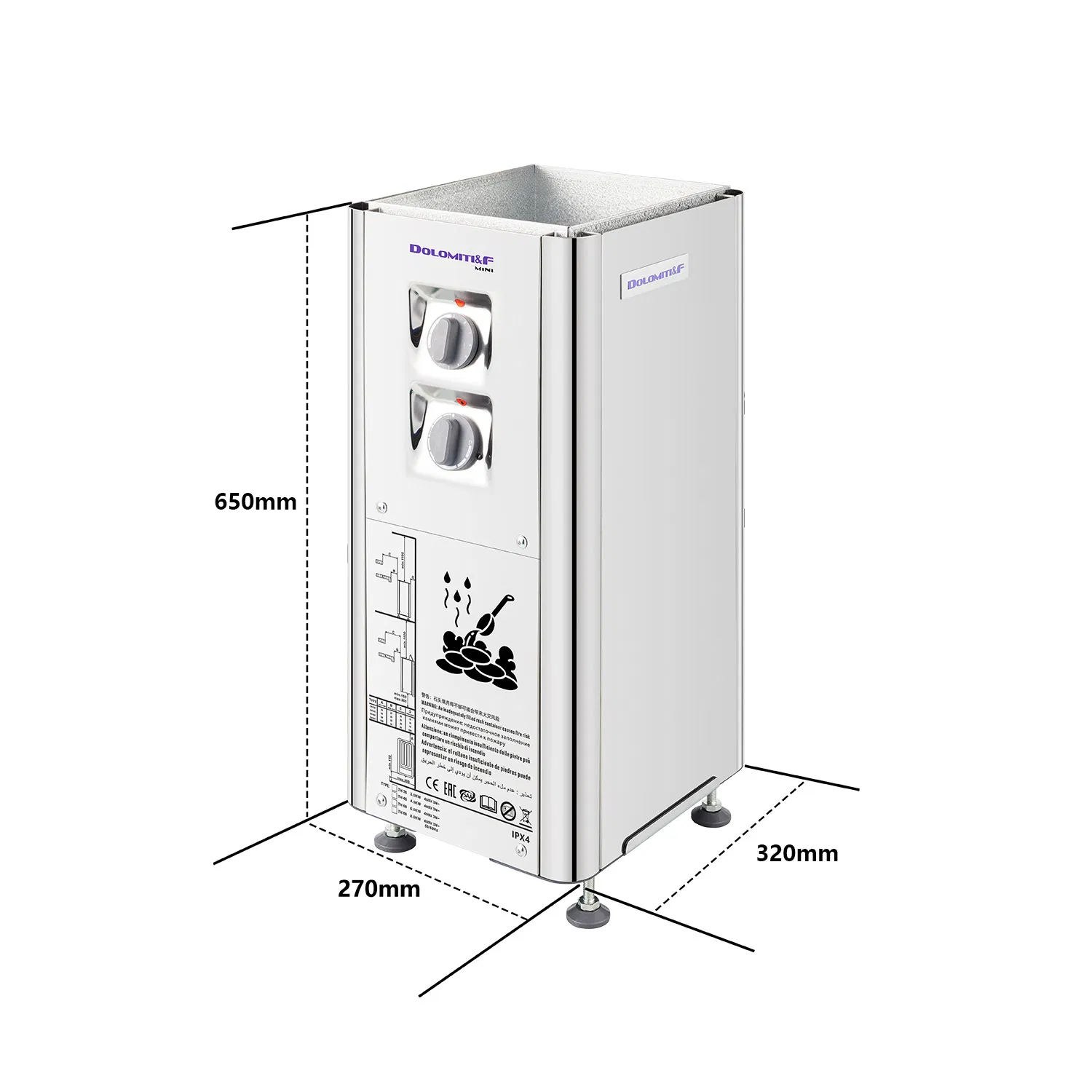Мощный многофункциональный обогреватель для сауны