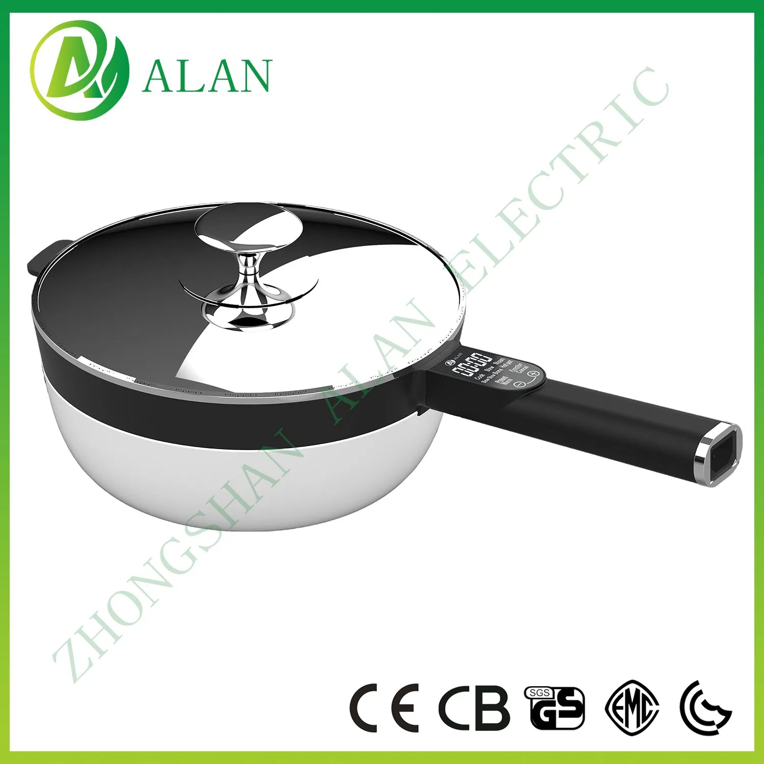 Multi-Purpose Electric Multi Cooking Pot Korean Style Electric Hotpot Cooker with Food Steamer Electric Skillet