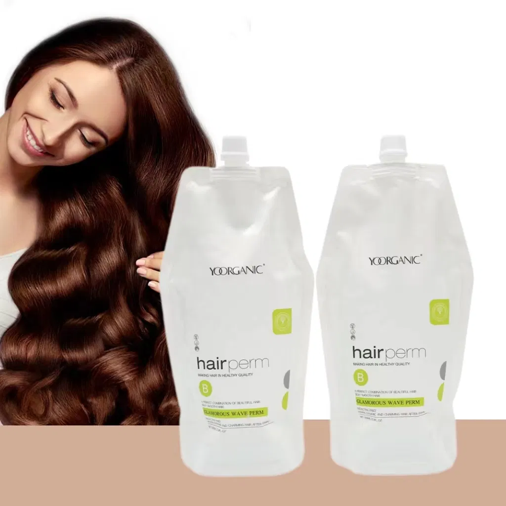 Brand Professional Salon 2*1000ml Perm Hair Lotion Digital Ceramic Perm Soft Hair Styling Product