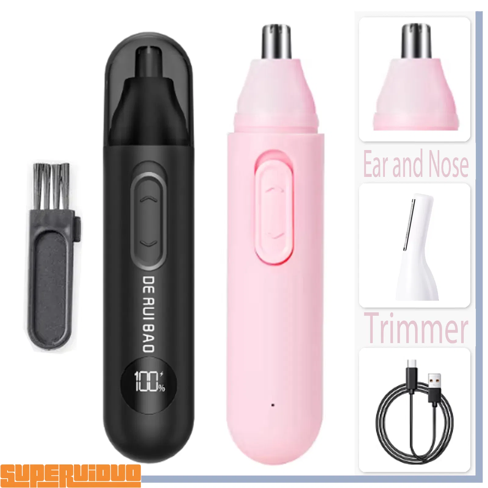 OEM Private Label Customizable Ear and Nose Trimmer