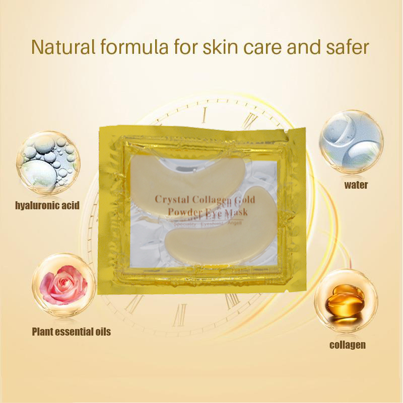 Effectively Whiten Lighten Spots Gold Hydro Gel Collagen Eye Mask