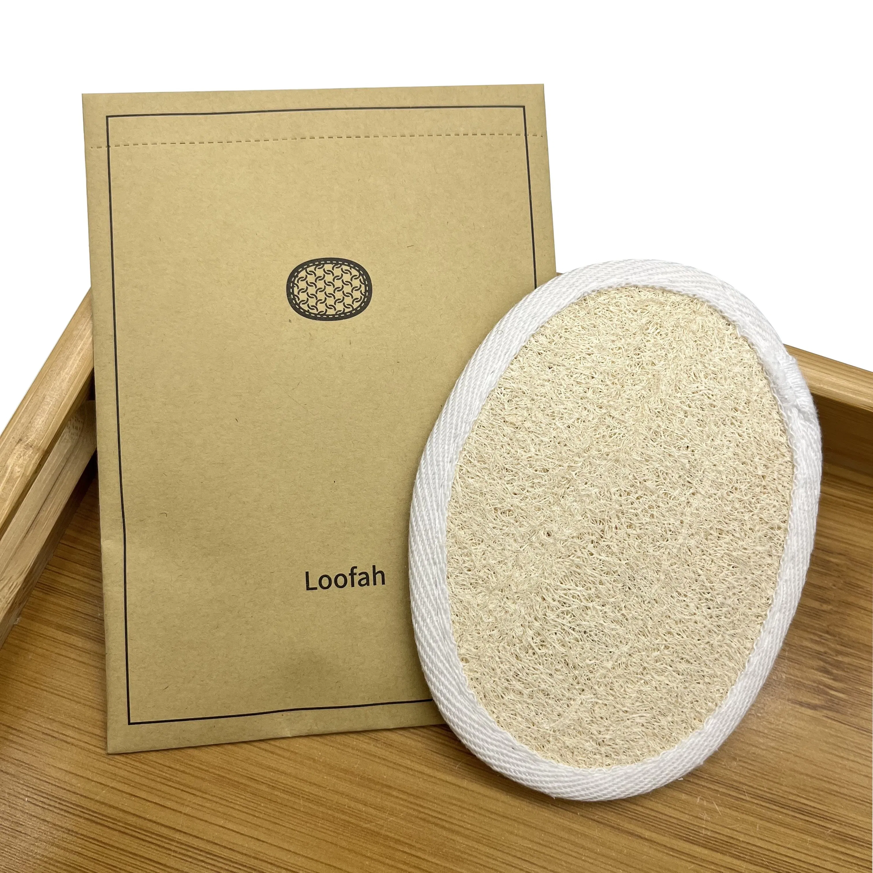 Hot Sell Natural Bath Scrub Reusable Loofah Sponge Exfoliating Loofah