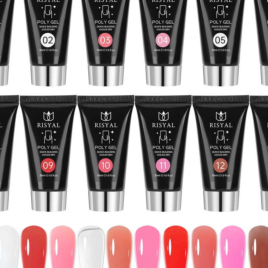 Solid Carving Shaping Nail Gel Polish No Paper Tray Non Sticky 18 Colors Bottle Nail Polish for Professional OEM ODM