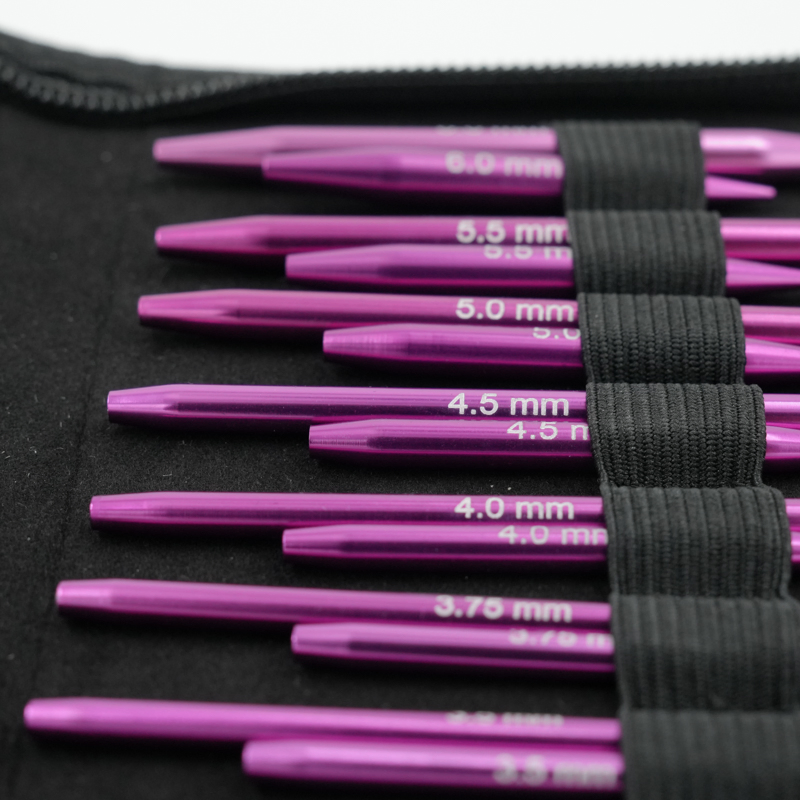 Aluminum Interchargable Circular Needles Sets (9PCS)