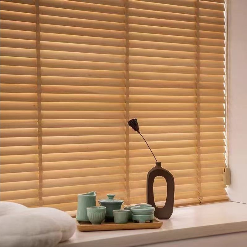 Anti - Fading Wooden Blinds Slats - Maintain Their Color and Appearance Over Time
