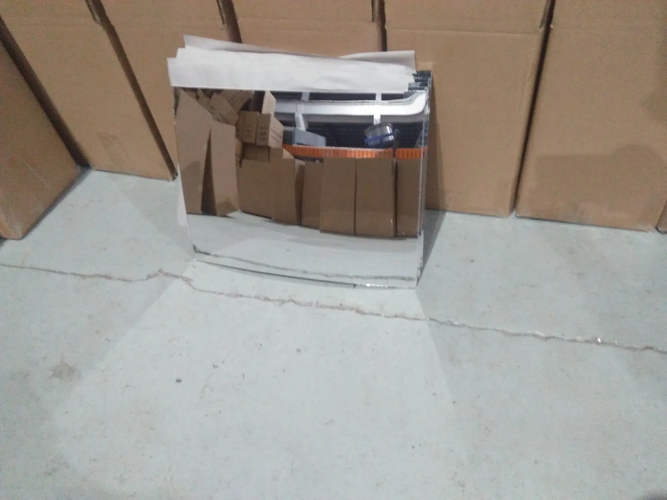 Алюминиевое зеркало заднего вида 2 мм, выпукло-вогнутое