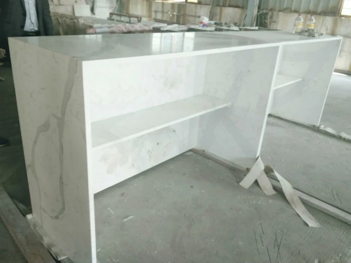 Modern Artificial Stone Calacatta Marble Kitchen Quartz Stone Benchtop Countertop