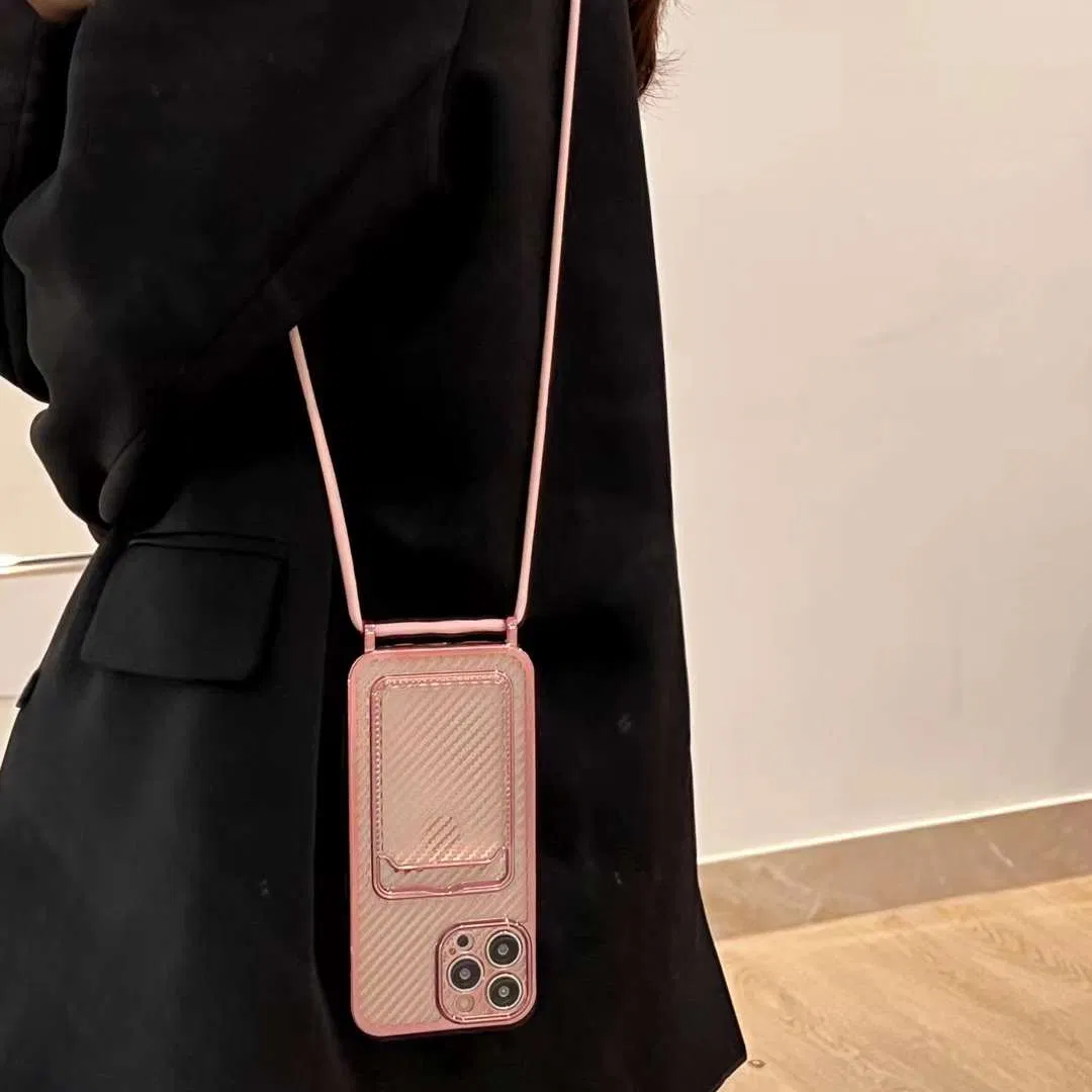 Чехол с лямкой для iPhone 11-14 Pro Max, X, 6-8 Plus