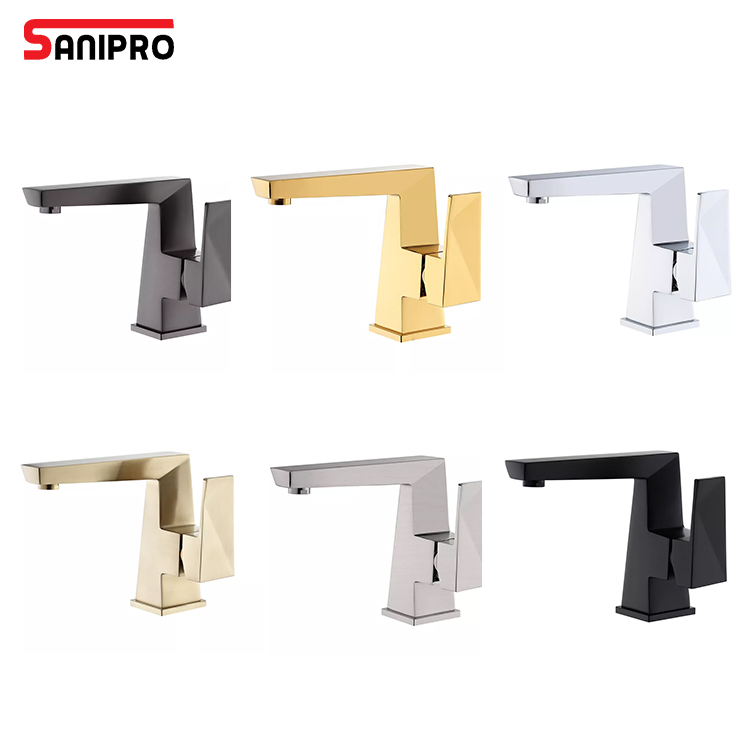 Смеситель для раковины Sanipro Luxury, золото