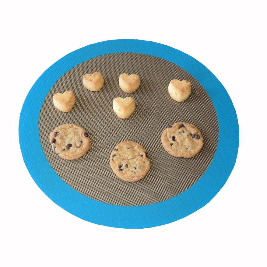 14'' Diameter High Temperature Resistance Round Silicone Baking Mat