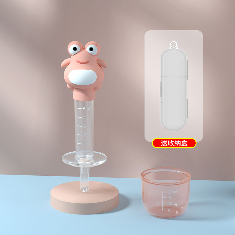 The 2023 Hot-Selling Cartoon Baby Oral Feeding Syringe for Liquid Medicine