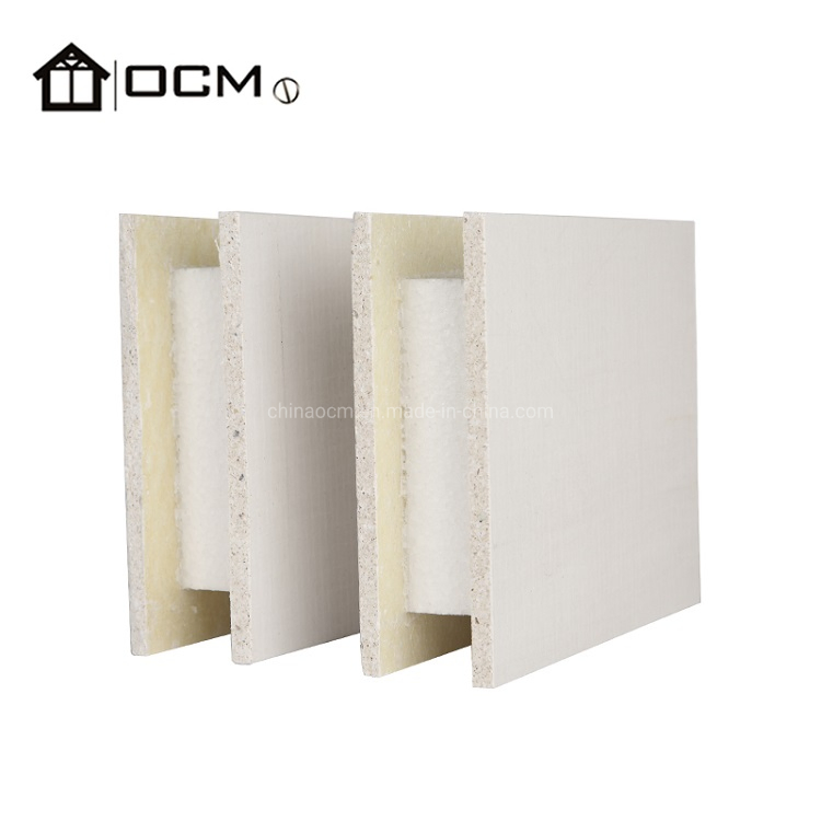 Acoustic Magnesium Oxide Board Composite EPS Panel SIP with Groove Edge