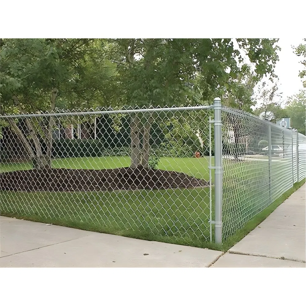Quality Hooked Wire Netting for Athletic Field Fencing Galvanized/PVC Coating Steel Chain Link Fencing Cyclone Fence Hurricane Fence or Diamond Mesh Fencing