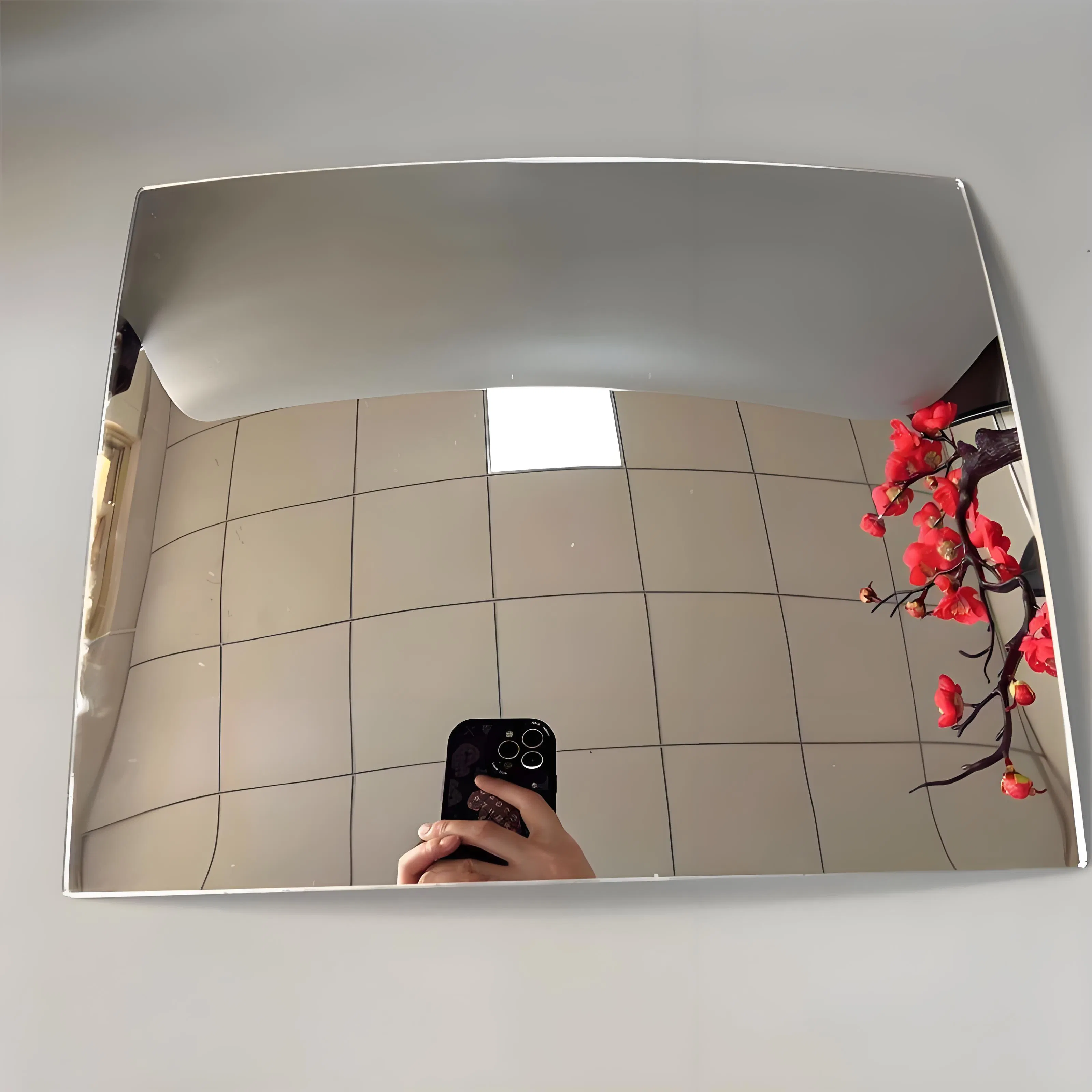 Factory Directly Supply Favorable Price 2mm Convex Concave Curved Bend Bending Bent Glass Mirror