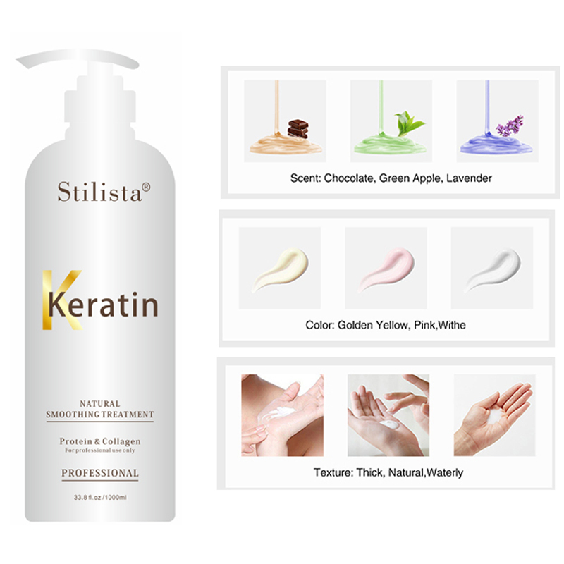 1000ml Factory Wholesale Price Smoothing Pure Brazilian Keratin Hair Treatment