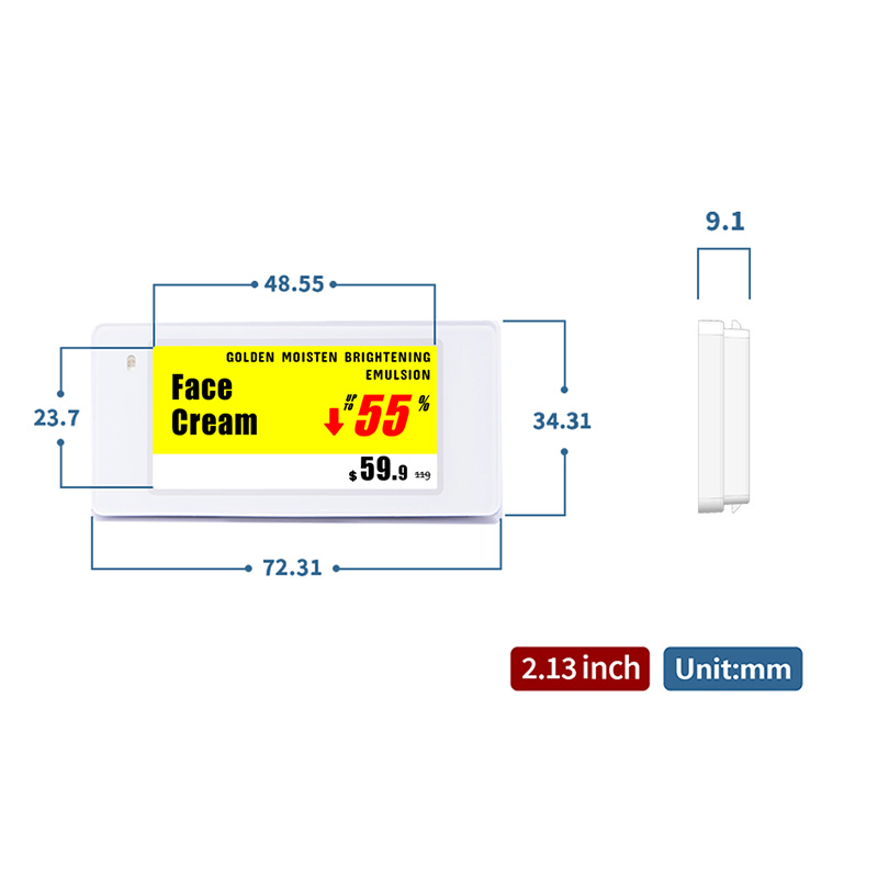 2.13 Inch Digital Price Tag for Efficient Inventory Management