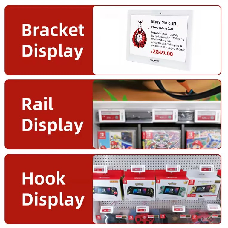 7.5inch E-Ink Labels Screen Epaper Digital Price Electronic Shelf Label Price Tags