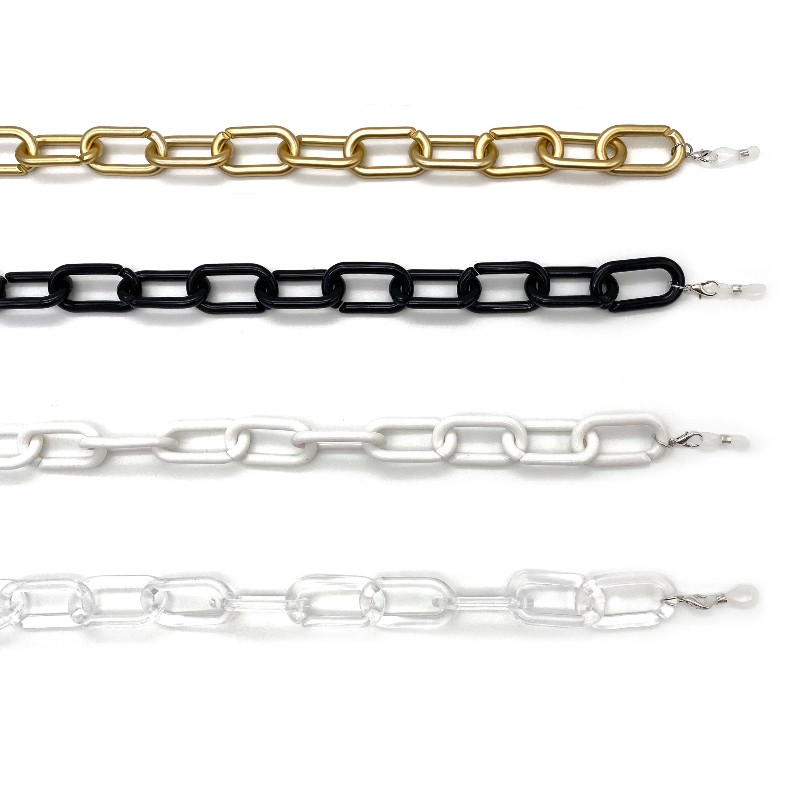 Custom High Quality Durable Design Acrylic Colorful S&H Sh-E022 76cm Glasses Chain for Sunglasses & Opticalframes