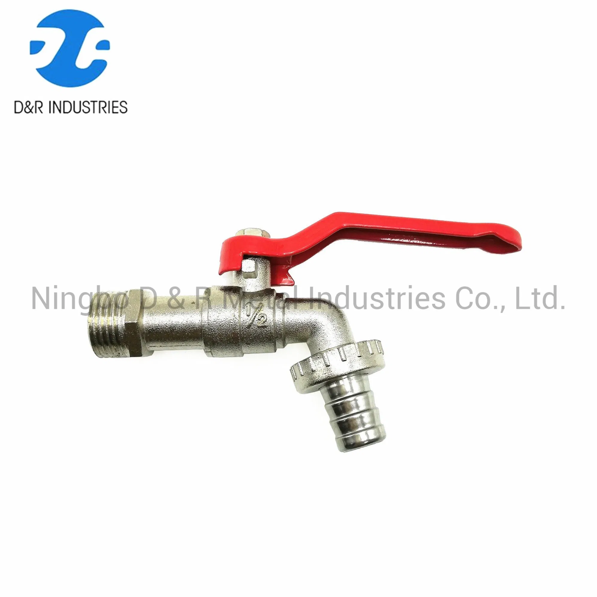 High Quality 1/2 Inch Brass Bibcock with Hose Nipple