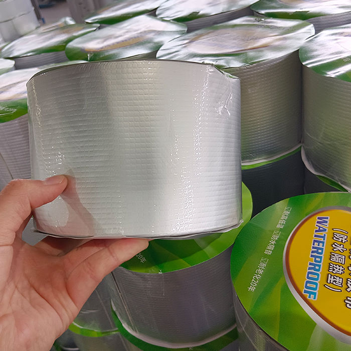 High Quality Hot Selling Aluminum Foil Butyl Rubber Waterproof Sealant for Roof Insulation Leak Repair Adhesive Rubber Gummed Tape