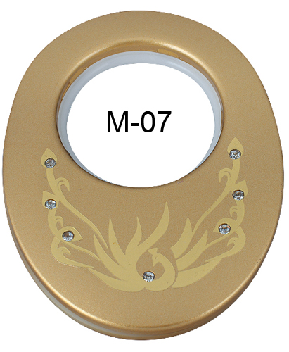 Elegant Oval Curtain Rings with Eyelets for Chic Home Decor