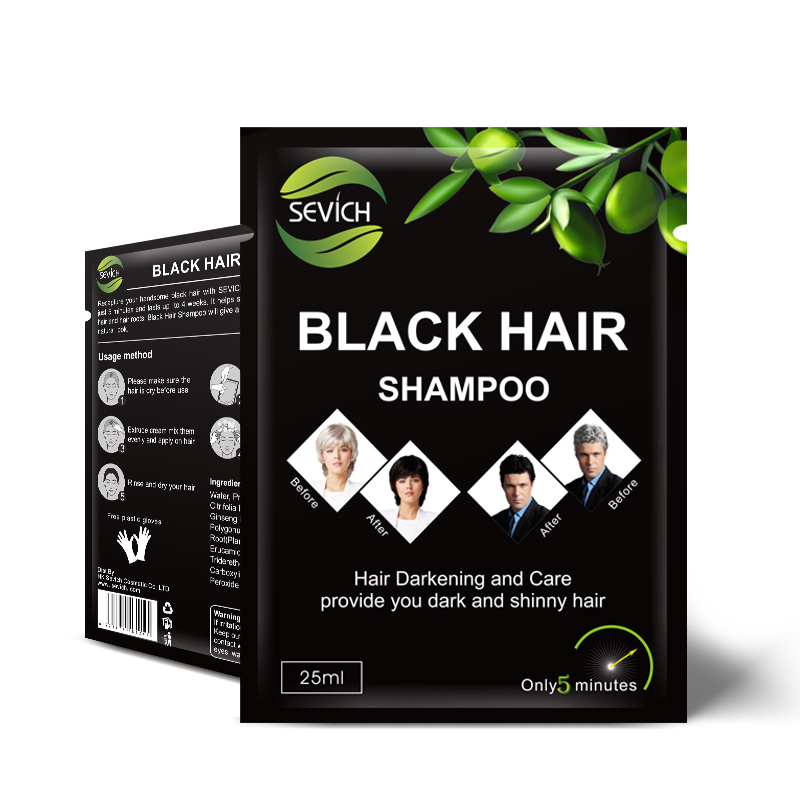 Organic Hair Dye Black Herbal Hair Shampoo