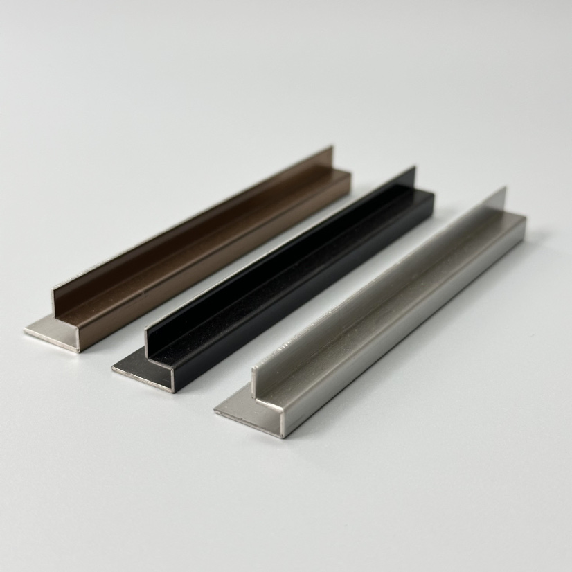 Hairline Black Metal Stainless Steel Tile Edge Trim for Wall Transition