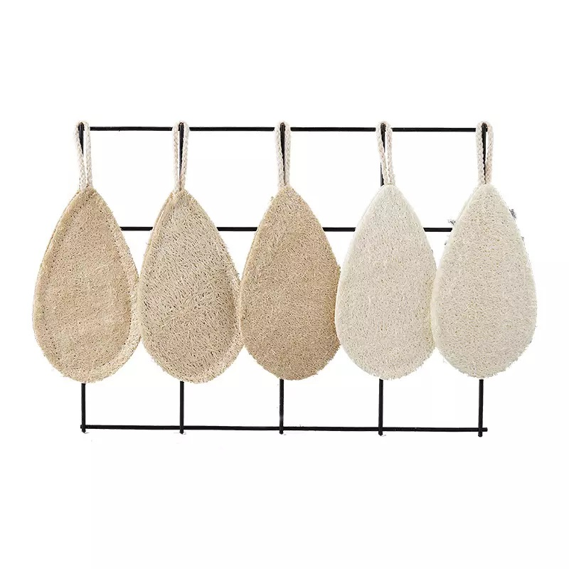 Natural Kitchen Sponges Dish Towels Color Customized Loofah Dish Sponge