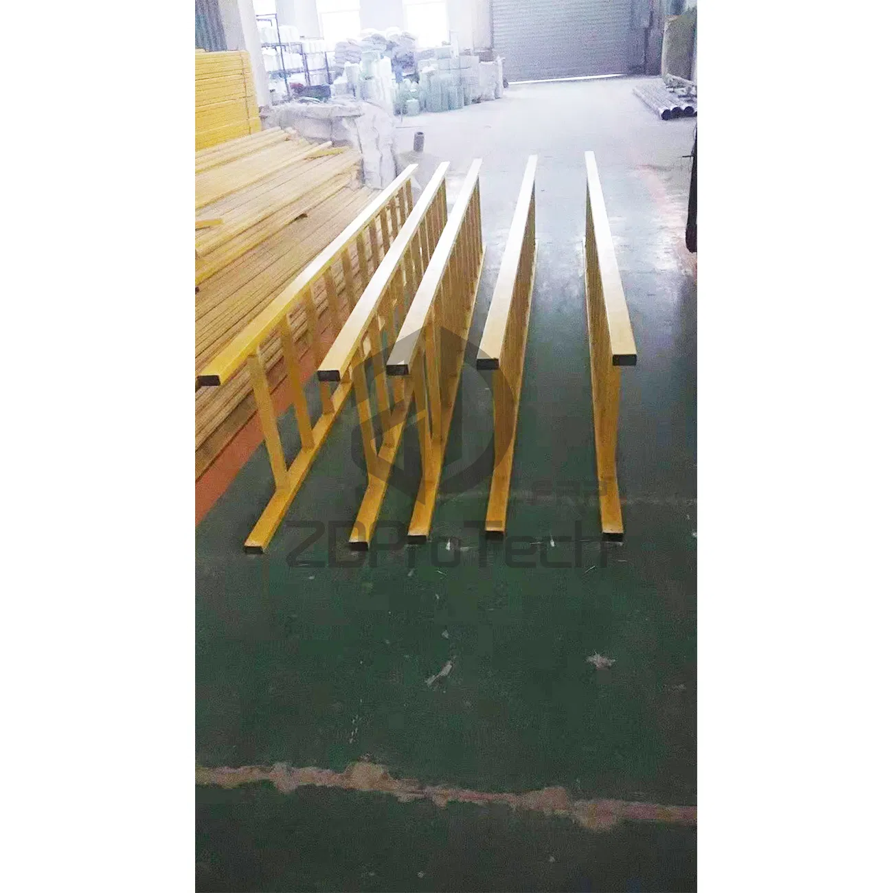 Insulation Fiberglass R-Rung Straight Ladder FRP GRP Ladder for America Market
