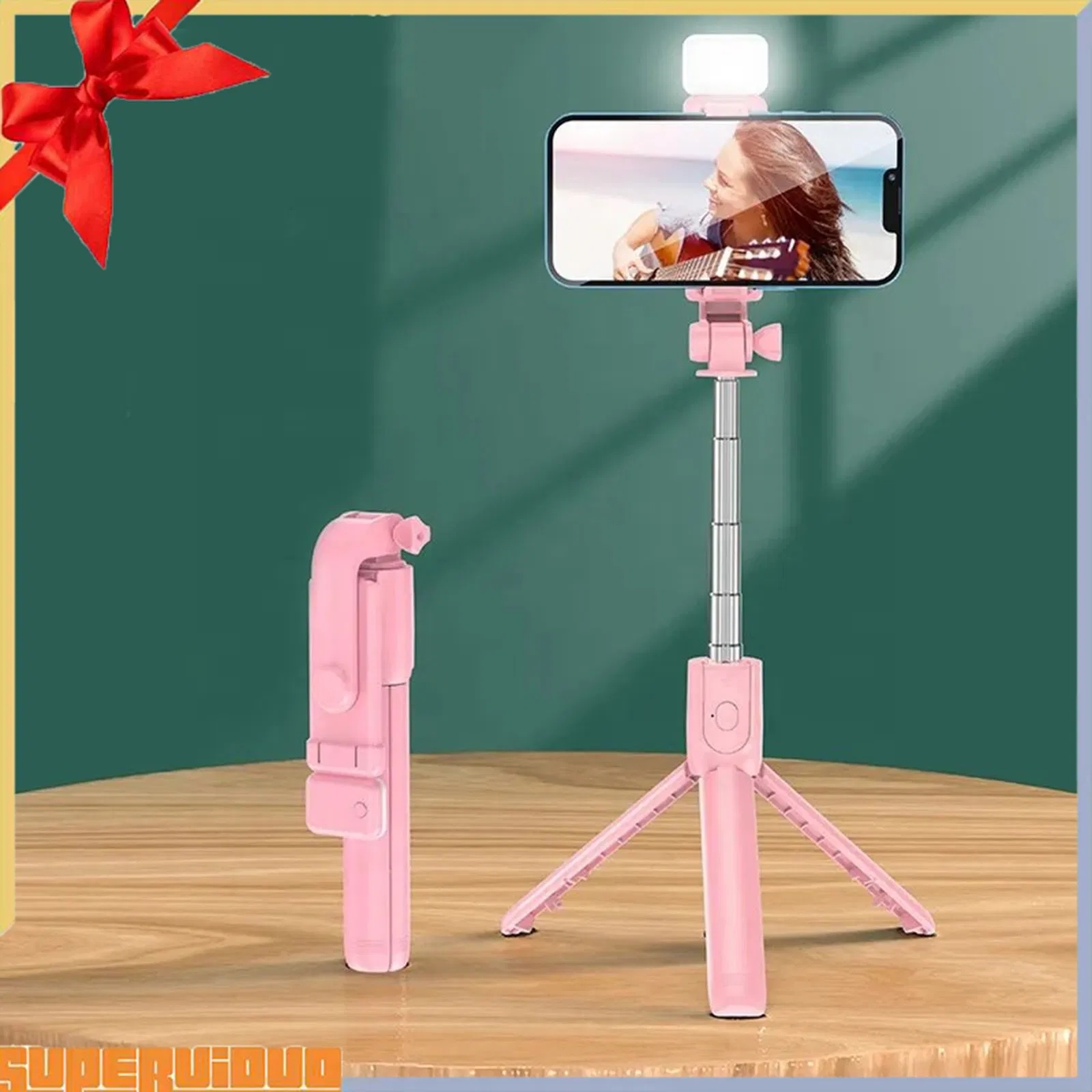 Гибкий монопод для селфи с Bluetooth-пультом
