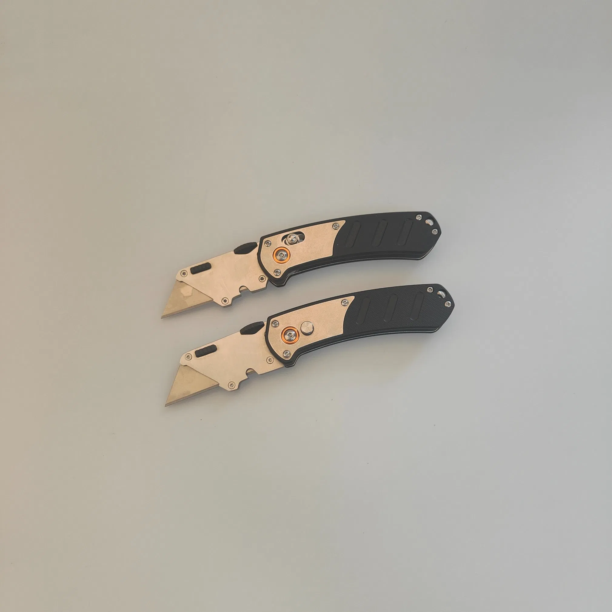 Aluminum Alloy Safety Office Retractable Replacement Blades Folding Utility Carton Cutter Knife Utility Craft Knife