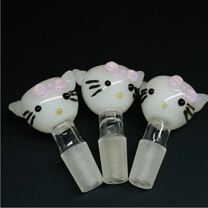 Hellokitty Glass Smoking Bowl 14mm 18mm Joint Male Female