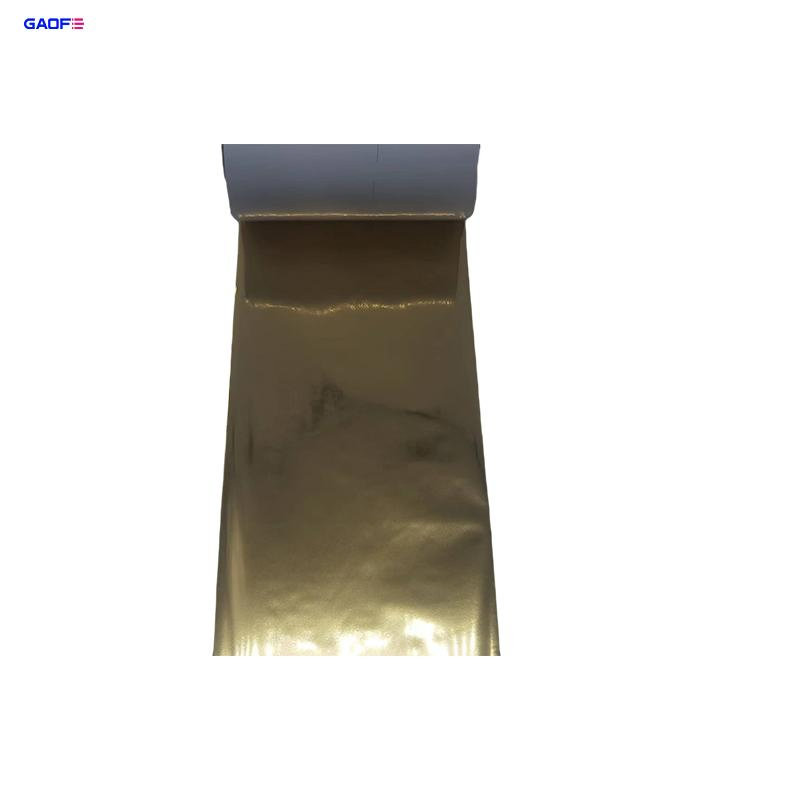 Gold 55mmx300m Printing Barcode Thermal Transfer Ribbon Alcohol Resistance Resin Ribbon for Zebra