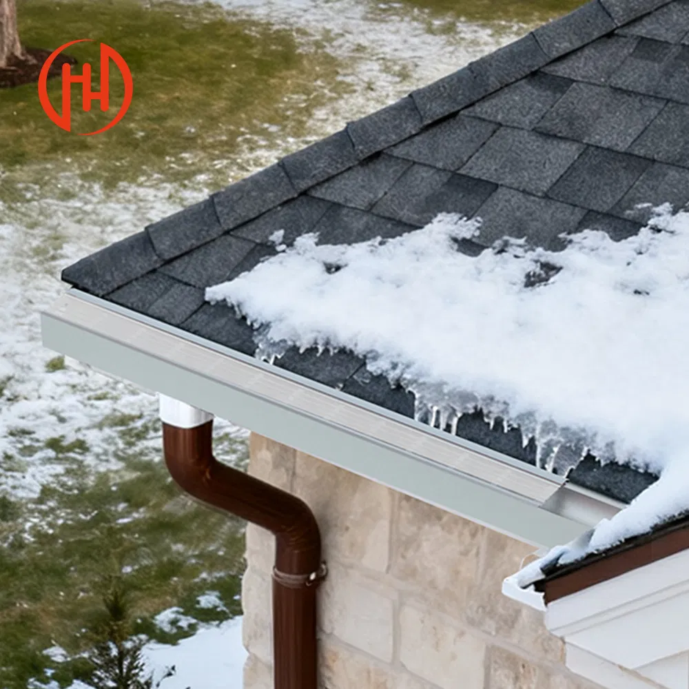 Easy to Install Heated Drainage System Rain Gutter