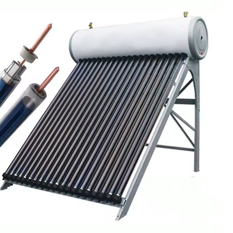 OEM Manufacturer Heat Pipe Pressure Solar Thermal Water Heater Mounted on Rooftop