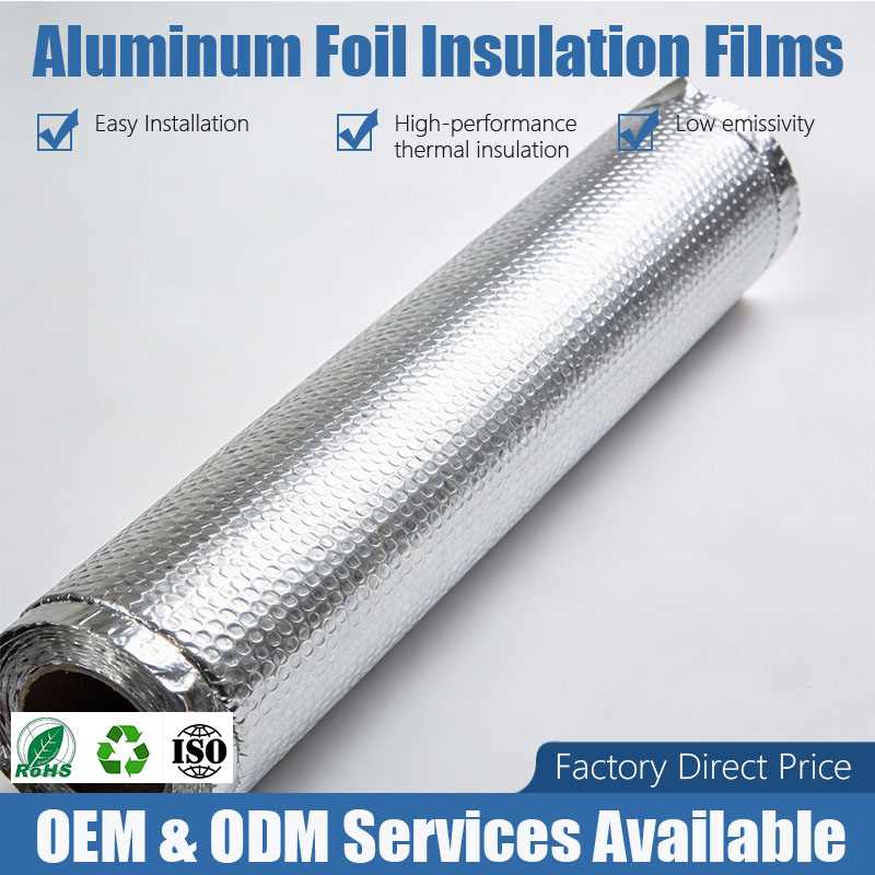 Building Use Aluminum Foil Insulation Films Factory Direct Moisture Proof