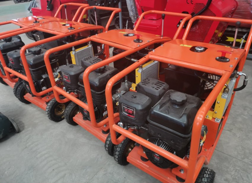 13.5HP Gasoline Engine Hydraulic Power Station 12V DC Multifunction Hydraulic Power Unit