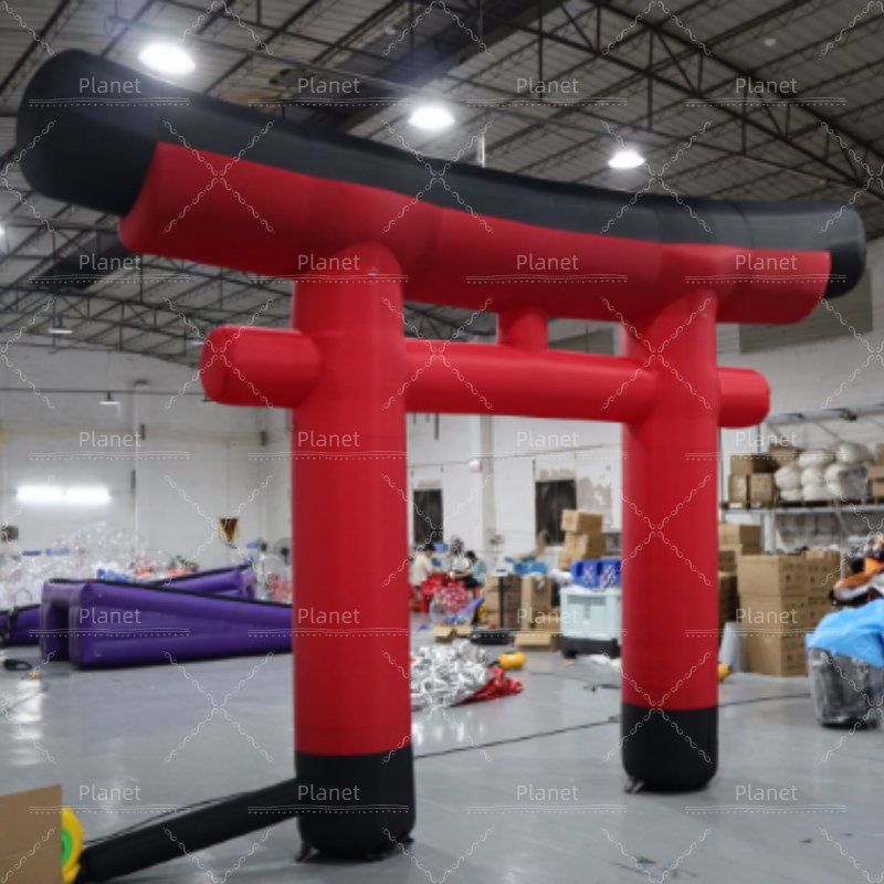 Advertising Outdoor Inflatable Entrance Arch Inflatable Japanese Oxford Cloth Torii Archway