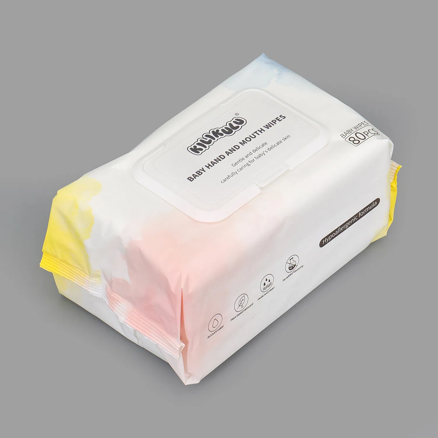 Free Samples Custom Logo 80PCS Cleaning Baby Wet Wipes Unscented 99.9 Pure Wet Wipes Wholesale Baby Wipes