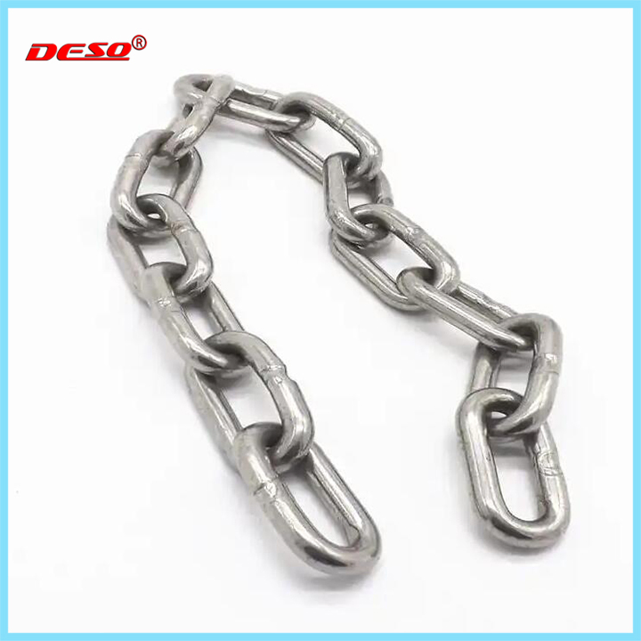 Durable Stainless Steel Link Chain with CE Certification DIN5685 DIN763 DIN766 DIN764