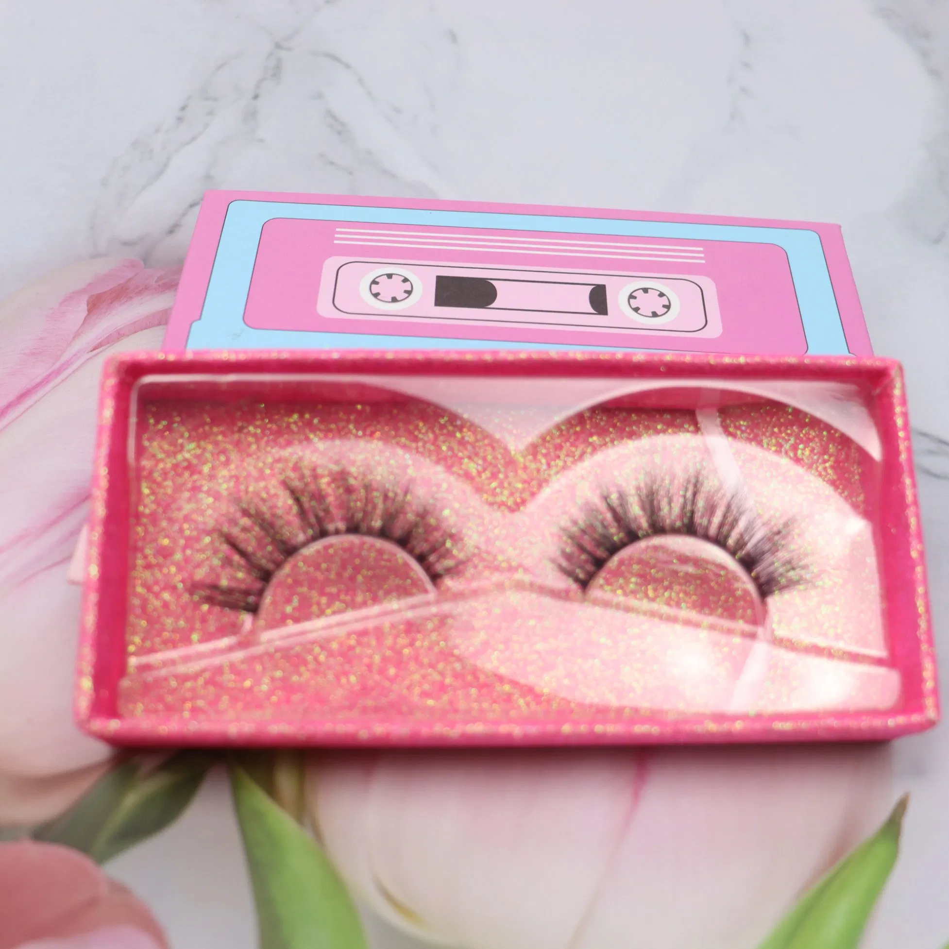 Faux Mink Cat Eye Doll Eye Spiky Eyelash Fluffy Feathery Easy to Apply False Lashes with Factory Price for Makeup