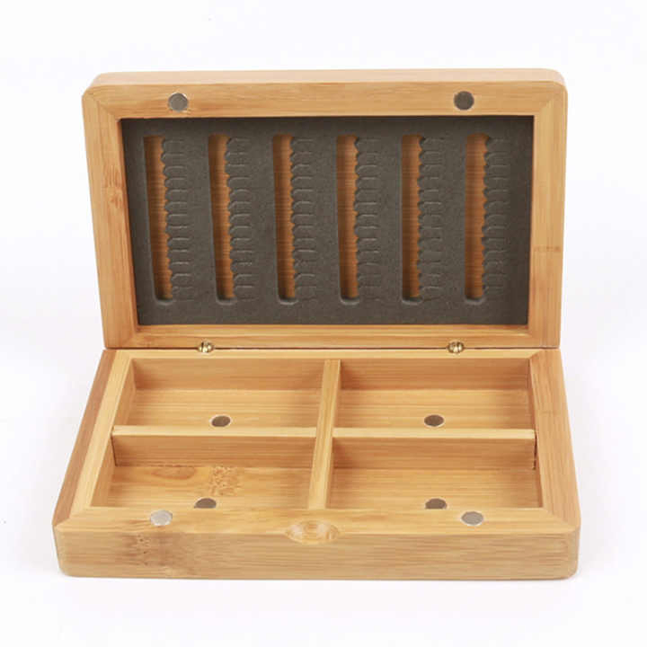 Bamboo Modern Creative Household Outdoor Fishing Hook Storage Box
